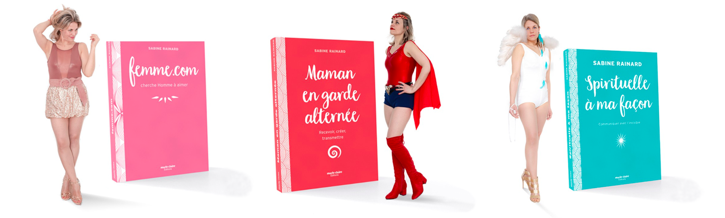 les 3 livres de Sabine Rainard les 3 livres de Sabine Rainard