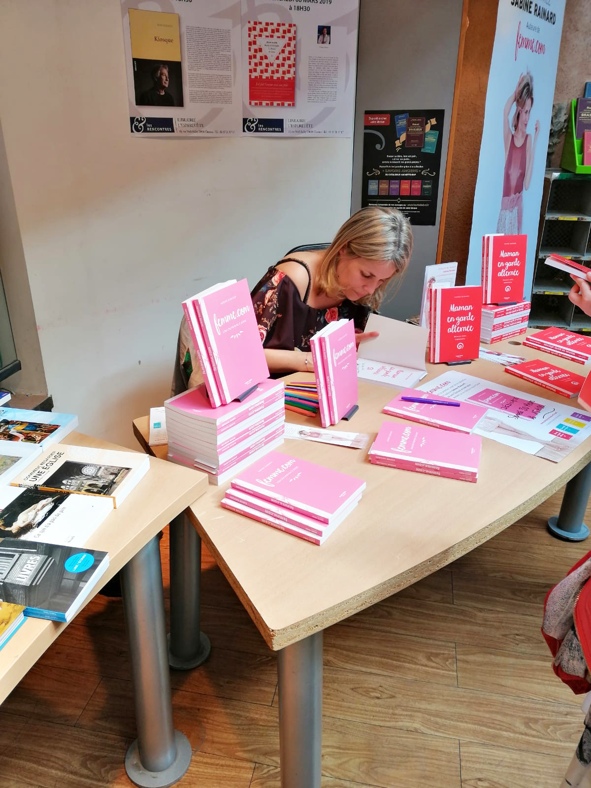 Dédicace Librairie l'Esperluète Chartres Sabine Rainard