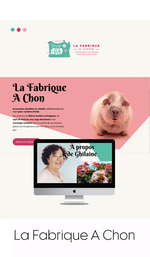 la fabrique a chon - sabine rainard - site wordpress